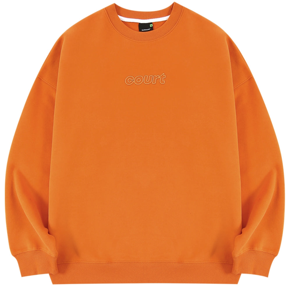 スローアシッド(SLOW ACID)  Color Title Napping Sweatshirt (NAPPING / ORANGE)