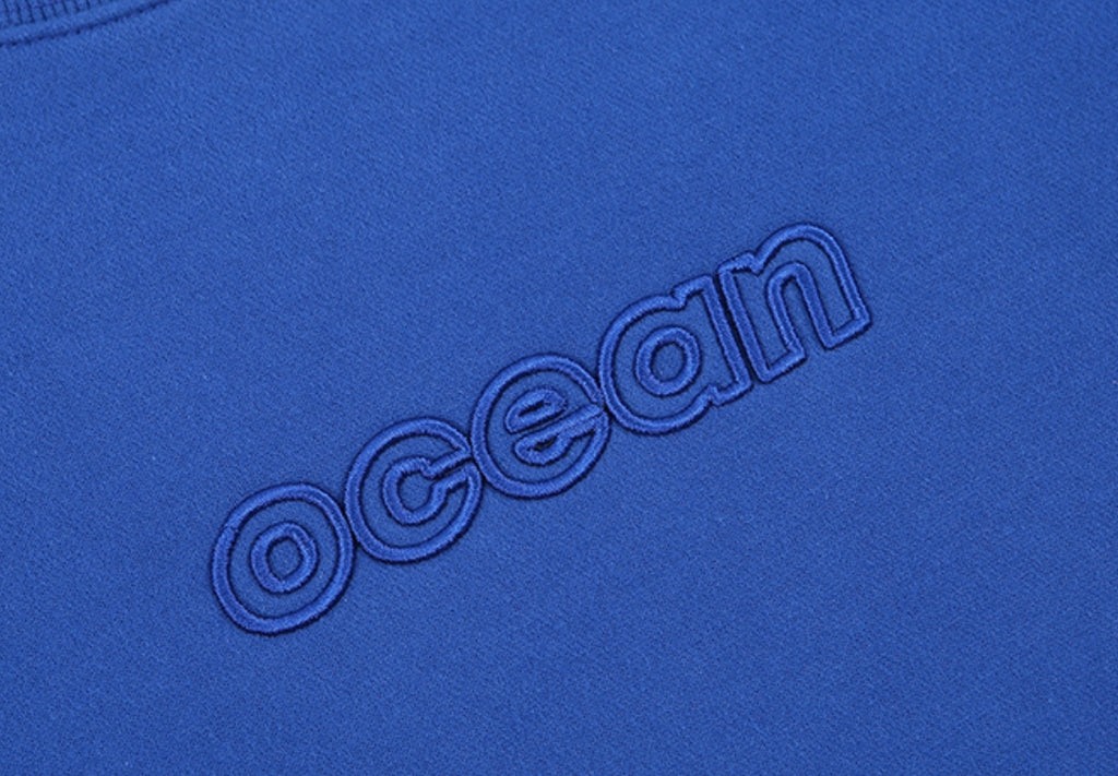 スローアシッド(SLOW ACID)  Color Title Napping Sweatshirt (NAPPING / BLUE)