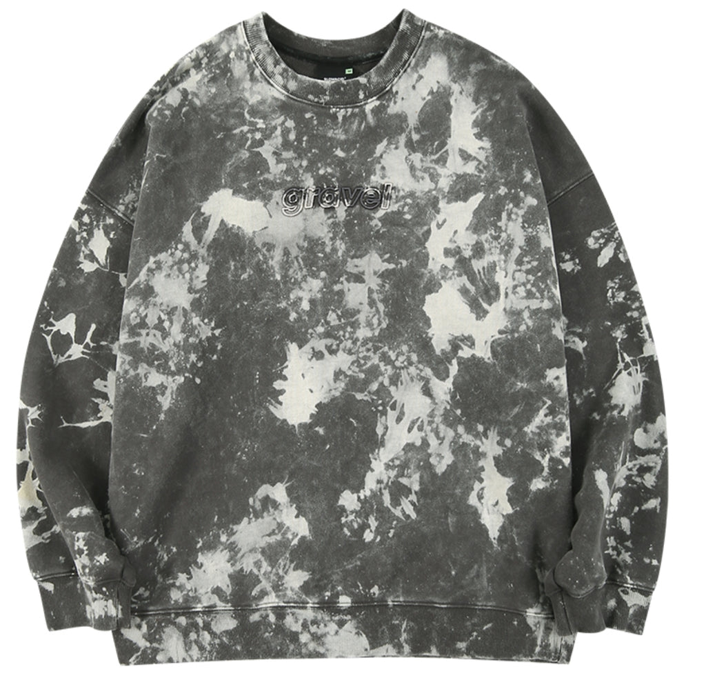 スローアシッド(SLOW ACID)  Cloud Washing Sweatshirt (CHARCOAL)