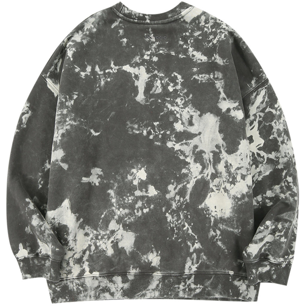 スローアシッド(SLOW ACID)  Cloud Washing Sweatshirt (CHARCOAL)