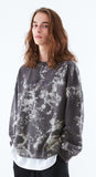 スローアシッド(SLOW ACID)  Cloud Washing Sweatshirt (CHARCOAL)