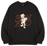 スローアシッド(SLOW ACID)   Color Turtle Sweatshirt (BLACK)
