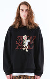 スローアシッド(SLOW ACID)   Color Turtle Sweatshirt (BLACK)