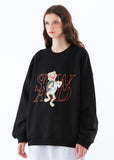 スローアシッド(SLOW ACID)   Color Turtle Sweatshirt (BLACK)