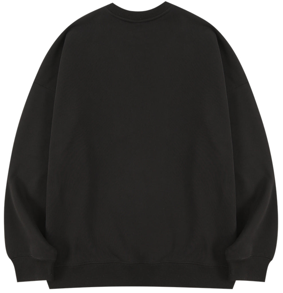 スローアシッド(SLOW ACID)     Banana Embroidery Sweatshirt (BLACK)