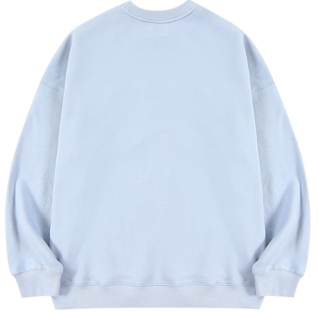 スローアシッド(SLOW ACID)   Banana Embroidery Sweatshirt (SKYBLUE)