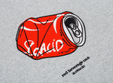 スローアシッド(SLOW ACID)    Can Embroidery Sweatshirt (GRAY)