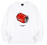 スローアシッド(SLOW ACID)    Can Embroidery Sweatshirt (WHITE)