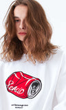 スローアシッド(SLOW ACID)    Can Embroidery Sweatshirt (WHITE)