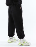 スローアシッド(SLOW ACID)  Wide Keyring Napping Sweatpants (NAPPING / BLACK)