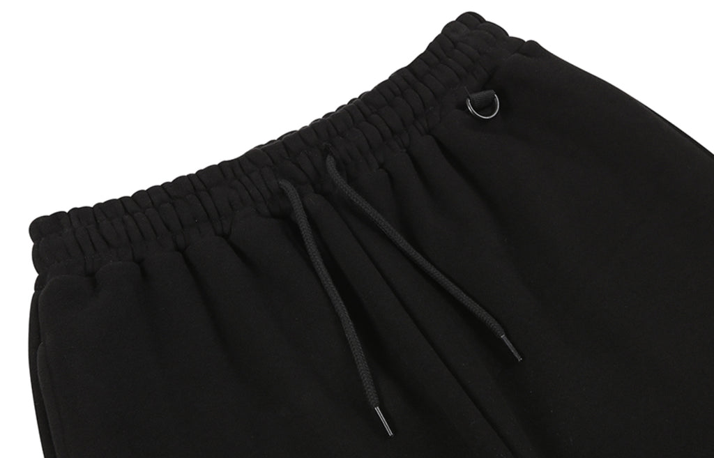 スローアシッド(SLOW ACID)  Wide Keyring Napping Sweatpants (NAPPING / BLACK)