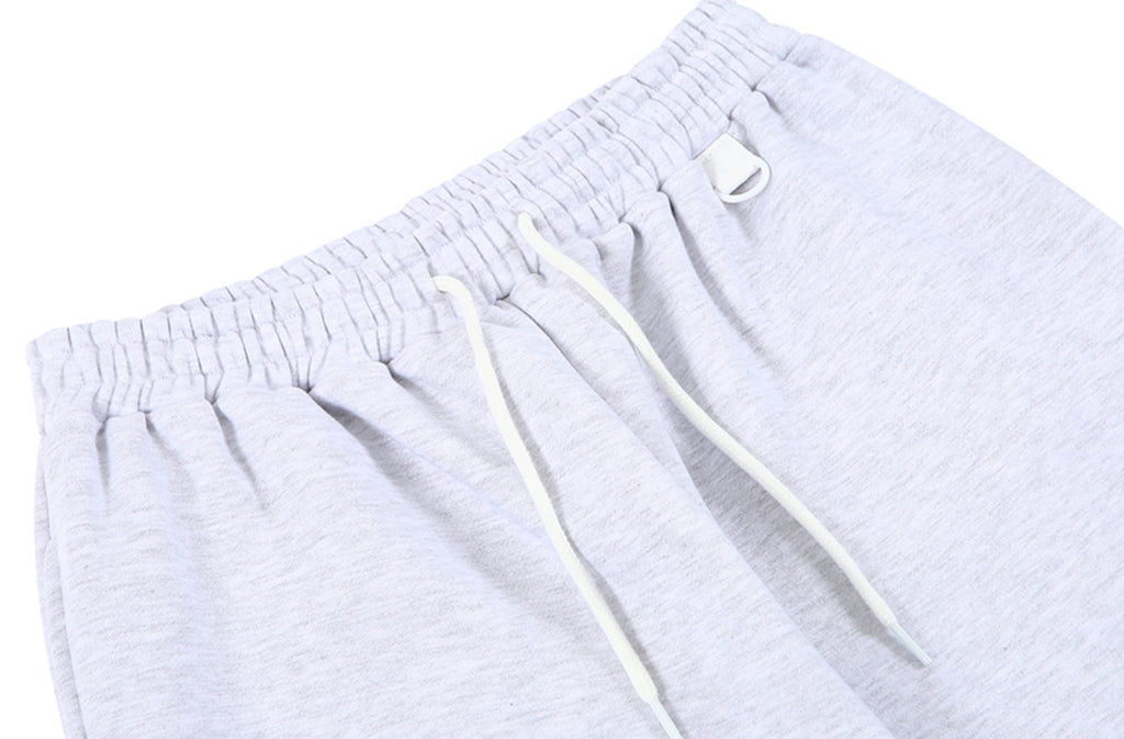 スローアシッド(SLOW ACID) Wide Keyring Napping Sweatpants (NAPPING / MELANGE WHITE)