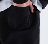 スローアシッド(SLOW ACID) Stitch Embroidery Fleece Pants (BLACK)