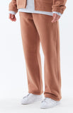 スローアシッド(SLOW ACID)  Stitch Embroidery Fleece Pants (BROWN)