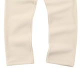 スローアシッド(SLOW ACID)  Stitch Embroidery Fleece Pants (IVORY)