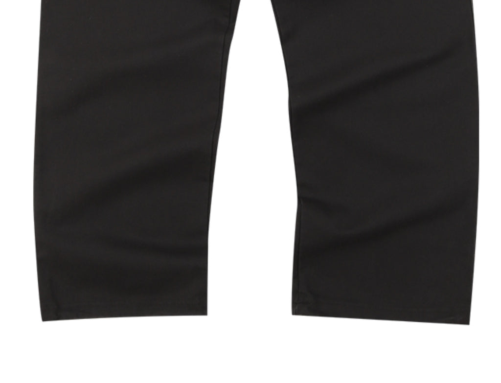 スローアシッド(SLOW ACID)  Washing Cotton Wide String Pants (BLACK)