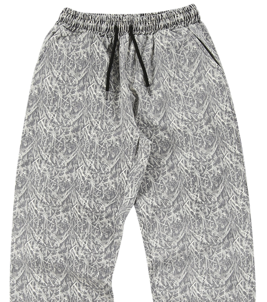 スローアシッド(SLOW ACID) Washing Cotton Wide String Pants (GRAY)