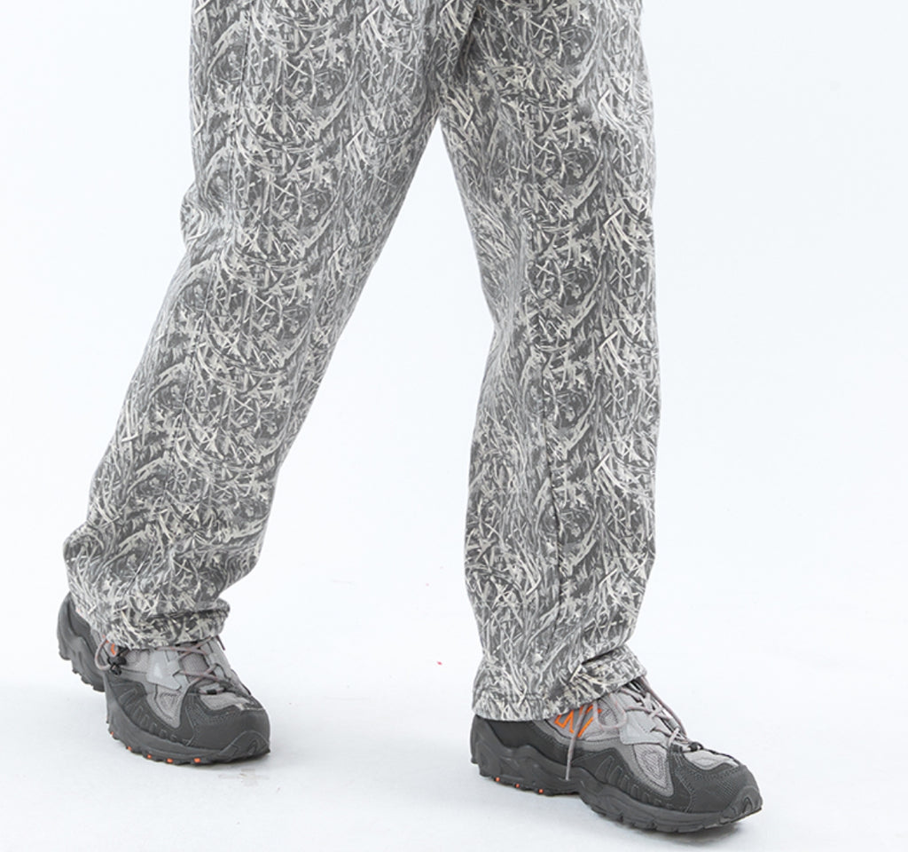 スローアシッド(SLOW ACID) Washing Cotton Wide String Pants (GRAY)