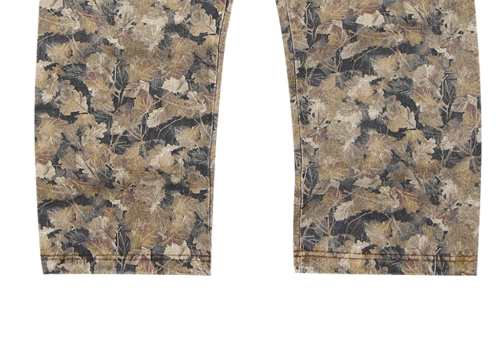 スローアシッド(SLOW ACID) Washing Cotton Wide String Pants (BROWN)