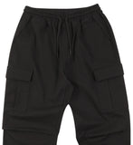 スローアシッド(SLOW ACID) Washing Cotton Cargo Jogger Pants (BLACK)