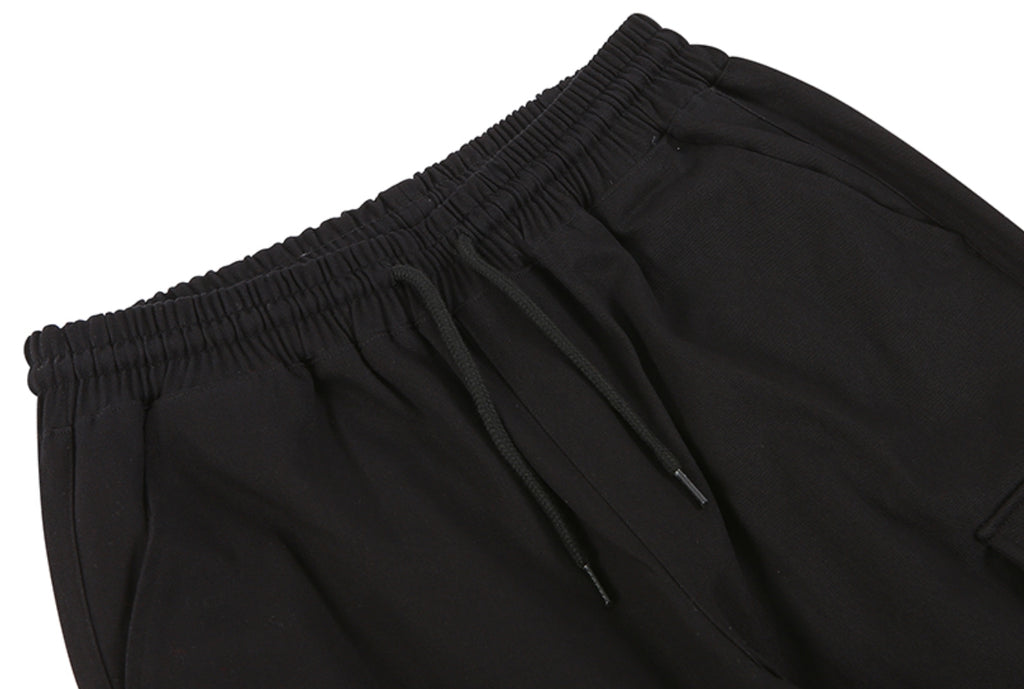 スローアシッド(SLOW ACID) Washing Cotton Cargo Jogger Pants (BLACK)