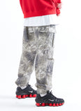 スローアシッド(SLOW ACID)  Washing Cotton Cargo Jogger Pants (PRINT GRAY)