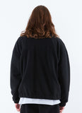 スローアシッド(SLOW ACID)  Stitch Embroidery Fleece Zipup Zacket (BLACK)