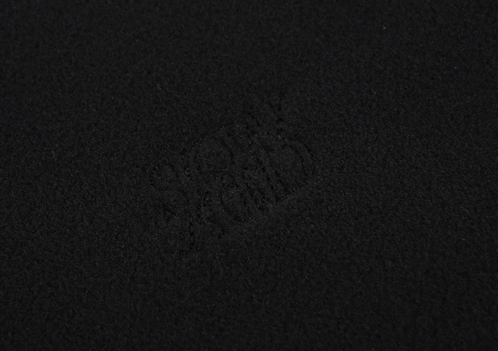 スローアシッド(SLOW ACID)  Stitch Embroidery Fleece Zipup Zacket (BLACK)