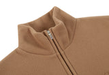 スローアシッド(SLOW ACID) Stitch Embroidery Fleece Zipup Zacket (BROWN)
