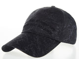 スローアシッド(SLOW ACID) Arc Lettering Cap (STAINED BLACK)