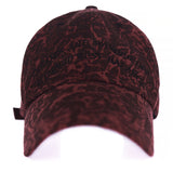 スローアシッド(SLOW ACID)  Arc Lettering Cap (STAINED RED)