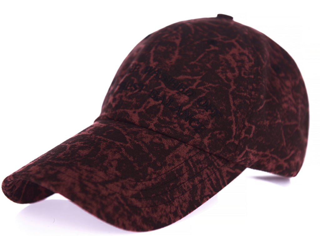 スローアシッド(SLOW ACID)  Arc Lettering Cap (STAINED RED)