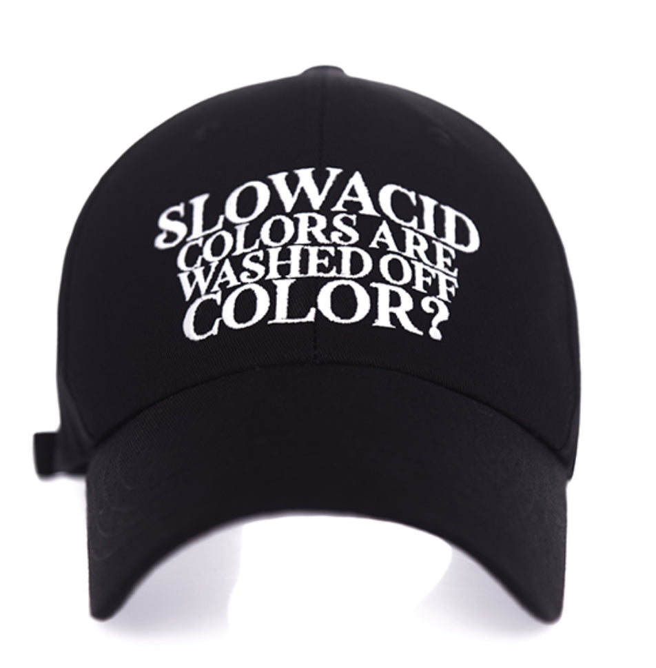 スローアシッド(SLOW ACID)    Season Logo Cap (BLACK)