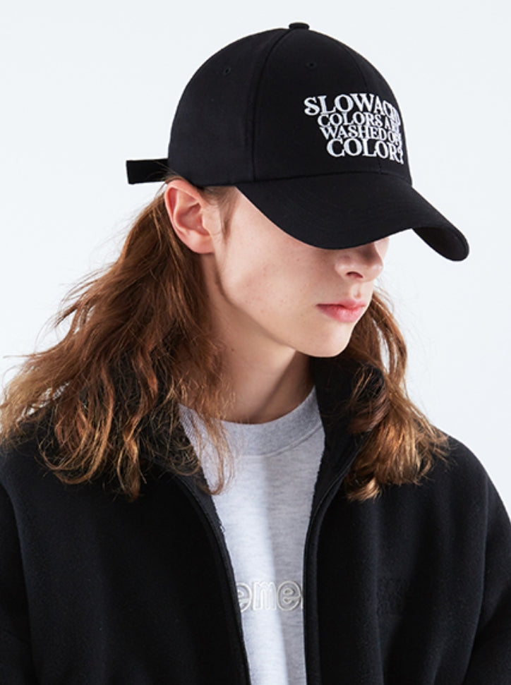 スローアシッド(SLOW ACID)    Season Logo Cap (BLACK)