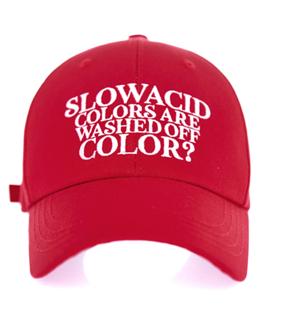 スローアシッド(SLOW ACID)     Season Logo Cap (RED)