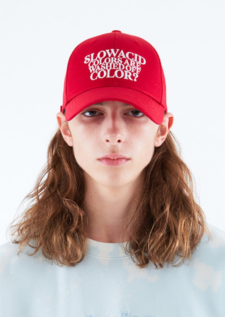 スローアシッド(SLOW ACID)     Season Logo Cap (RED)