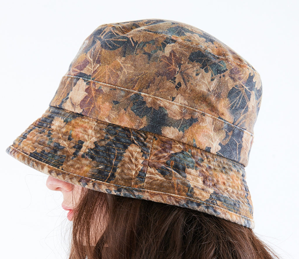 スローアシッド(SLOW ACID)    Season Logo Bucket Hat (BROWN)