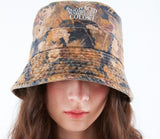 スローアシッド(SLOW ACID)    Season Logo Bucket Hat (BROWN)