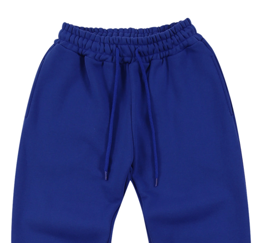 スローアシッド(SLOW ACID)  Signature Logo Sweat pants (DEEP BLUE)