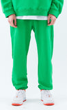スローアシッド(SLOW ACID)   Signature Logo Sweat pants (GREEN)
