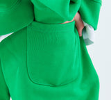 スローアシッド(SLOW ACID)   Signature Logo Sweat pants (GREEN)