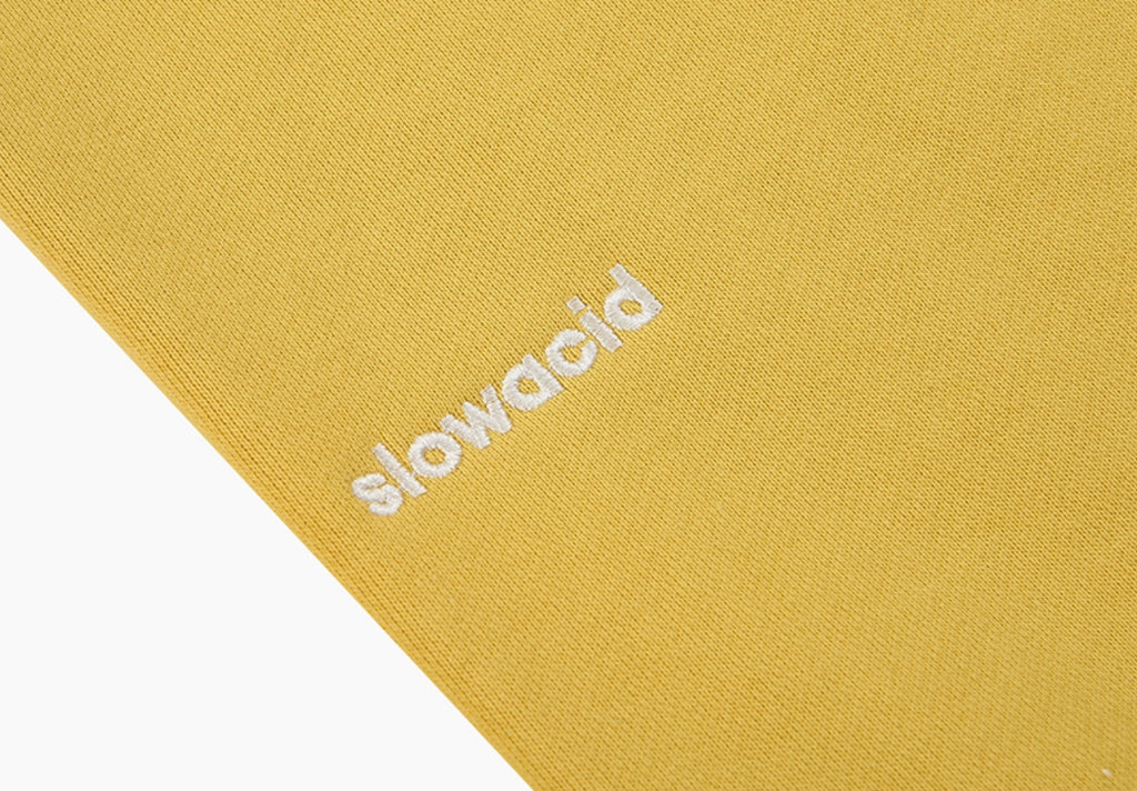 スローアシッド(SLOW ACID)   Signature Logo Sweat pants (YELLOW)