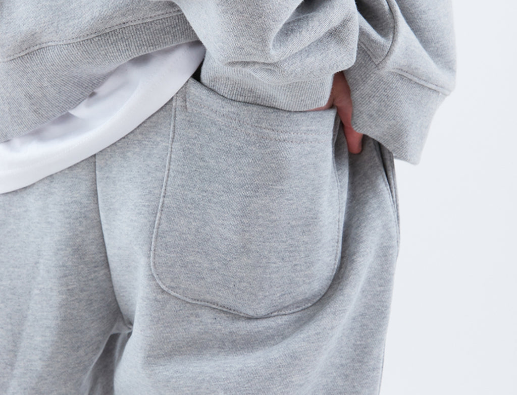 スローアシッド(SLOW ACID)   Signature Logo Sweat pants (MELANGE GRAY)