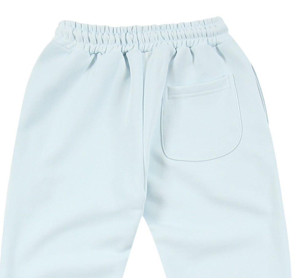 スローアシッド(SLOW ACID)   Signature Logo Sweat pants (SKY BLUE)