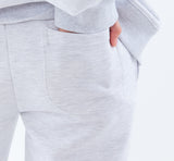 スローアシッド(SLOW ACID)    Signature Logo Sweat pants (MELANGE WHITE)