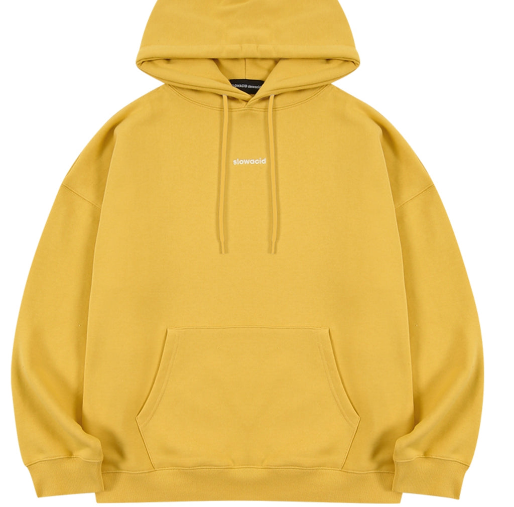 スローアシッド(SLOW ACID)   Signature Logo Hoodie (YELLOW)