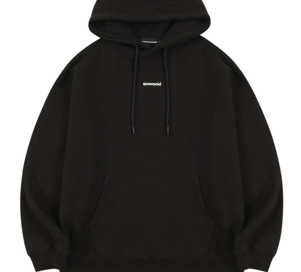 スローアシッド(SLOW ACID) Signature Logo Hoodie (BLACK)