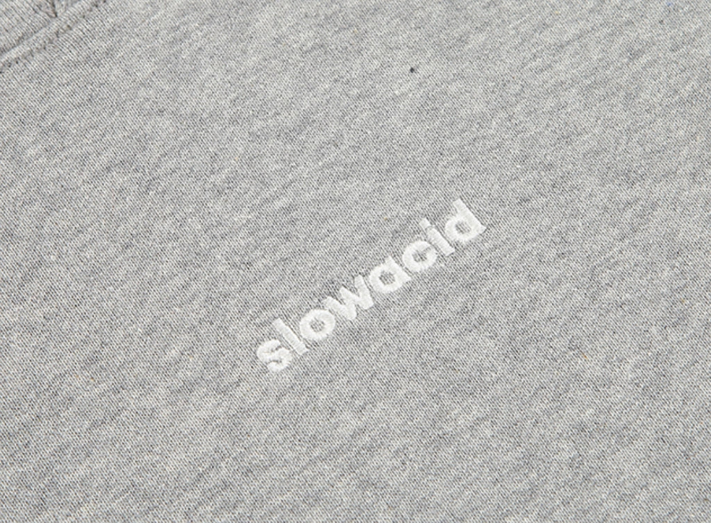 スローアシッド(SLOW ACID) Signature Logo Hoodie (MELANGE GRAY)