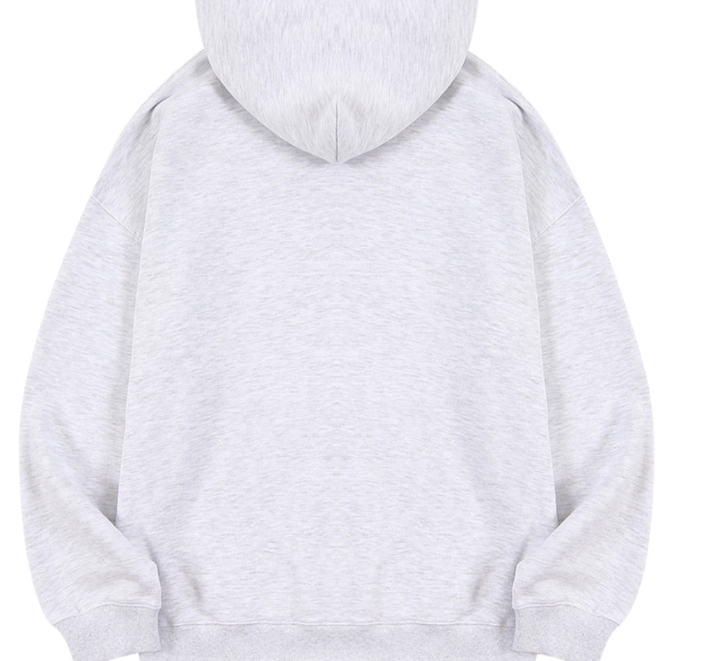 スローアシッド(SLOW ACID)  Signature Logo Hoodie (MELANGE WHITE)
