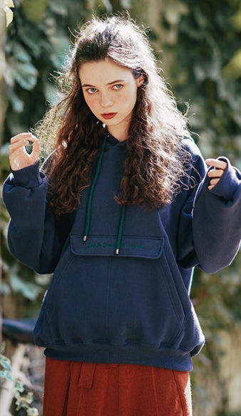 ダブルユーブイプロジェクト(WV PROJECT) Twin Pocket Hooded Navy JJHD7438